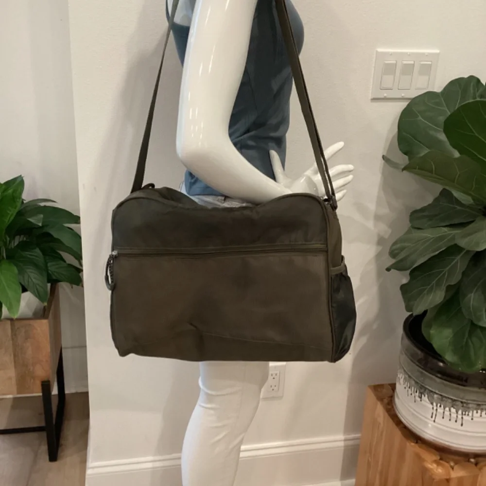 Columbia baby diaper bag with changing pad olive green medium size